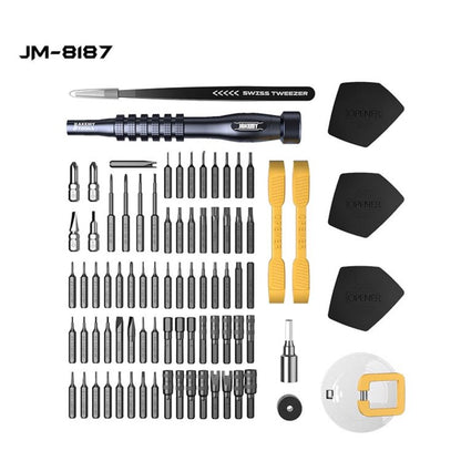 JAKEMY JM - 8187 83 in 1 Magnetic Screwdriver Set, JM - 8187 83 in 1 - ORIWHIZ