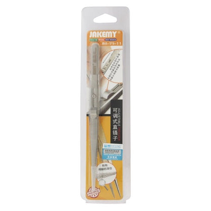 JAKEMY JM - T9 - 11 Adjustable Straight Tweezers, JM - T9 - 11 - ORIWHIZ