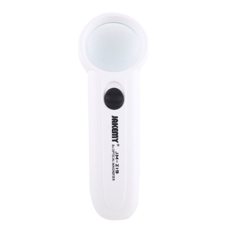 JAKEMY JM - Z19 Portable 8X Optical Magnifier with LED Light, JM - Z19 8X Magnifier - ORIWHIZ