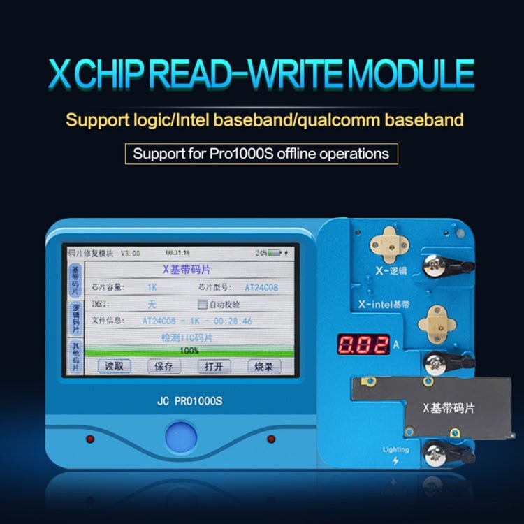 JC BLE - X EEPROM Chip Non - Removal Programmer For iPhone X, JC BLE - X - ORIWHIZ