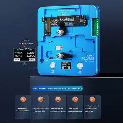 JCID 13 - 14 Series Non - removal Read/Write Baseband Chip Programmer, JCID 13 - 14 Series - ORIWHIZ