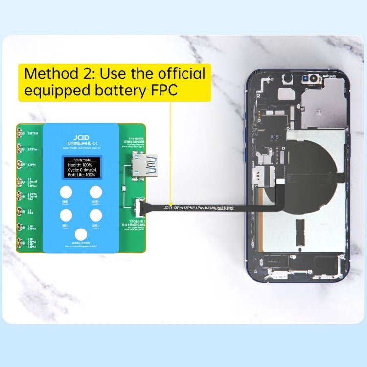 JCID Q1 Battery Health Quick Repair Board For iPhone 11 - 15 Pro Max, Q1 - ORIWHIZ