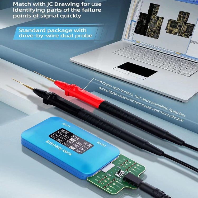 JCID Rbox Bus Analyzer for iPhone and Android Signal Faults Detection, JCID Rbox - ORIWHIZ