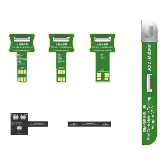 JCID V1S Pro / V1SE SIM Card Holder Testing Set for iPhone 5 - 16 / Android SIM + TF Card, JCID V1S Pro / V1SE - ORIWHIZ