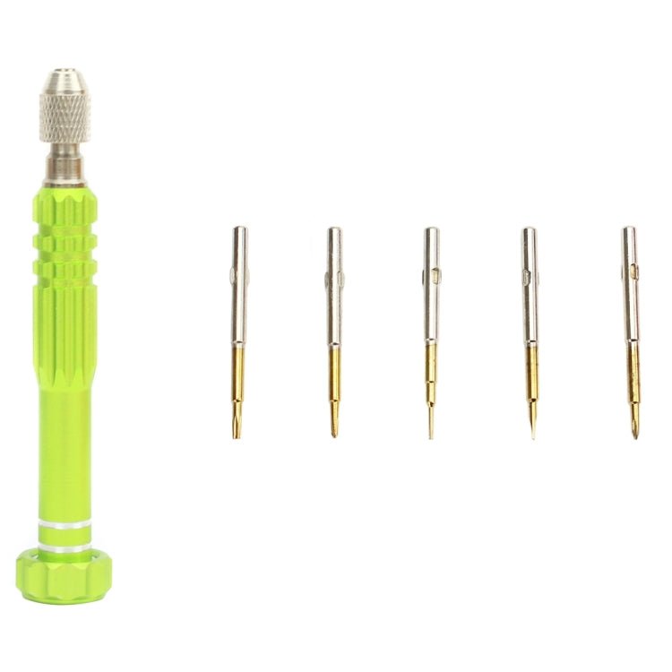 JF - 6688 5 in 1 Metal Multi - purpose Pen Style Screwdriver Set for Phone Repair, 5 in 1 (Red), 5 in 1 (Purple), 5 in 1 (Blue), 5 in 1 (Gold), 5 in 1 (Green) - ORIWHIZ