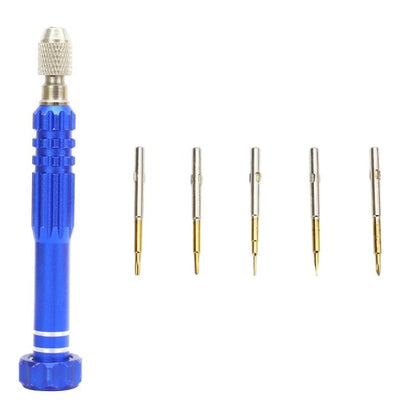 JF - 6688 5 in 1 Metal Multi - purpose Pen Style Screwdriver Set for Phone Repair, 5 in 1 (Red), 5 in 1 (Purple), 5 in 1 (Blue), 5 in 1 (Gold), 5 in 1 (Green) - ORIWHIZ