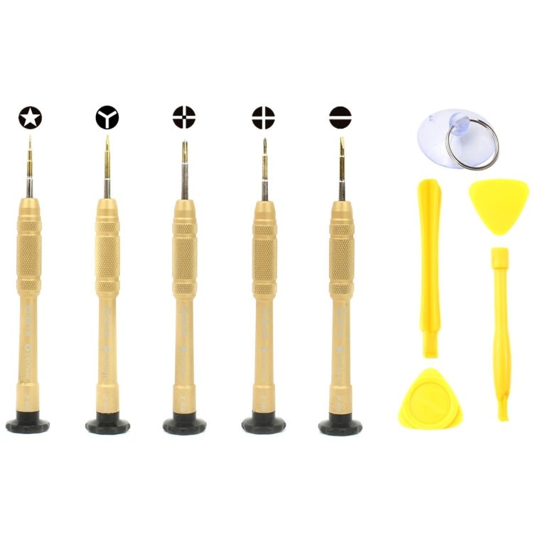 JF - 8140 10 in 1 Metal + Plastic iPhone Dedicated Disassemble Repair Tool Kit, 10 in 1 - ORIWHIZ