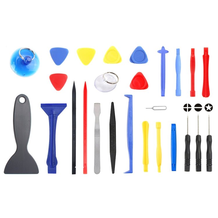 JF - 8141 26 in 1 Metal + Plastic Crowbar Spudger Repairing Disassemble Tool Kit, JF - 8141 - ORIWHIZ