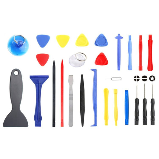 JF - 8141 26 in 1 Metal + Plastic Crowbar Spudger Repairing Disassemble Tool Kit, JF - 8141 - ORIWHIZ