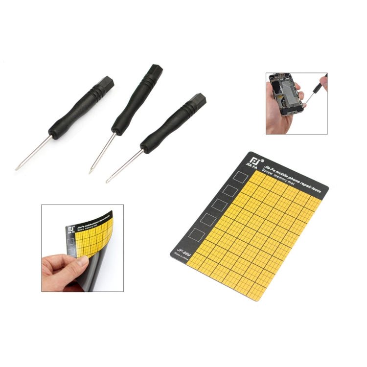 JF - 8147 14 in 1 Metal + Plastic iPhone Dedicated Disassemble Repair Tool Kit, JF - 8147 - ORIWHIZ