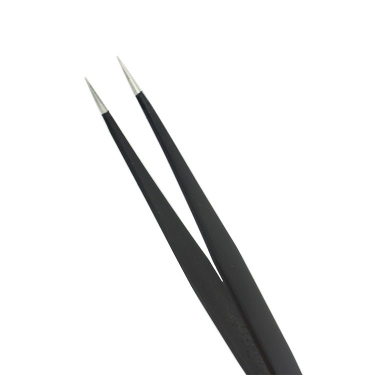 JIAFA JF - 603 Straight Tip Tweezers, JF - 603 Black - ORIWHIZ