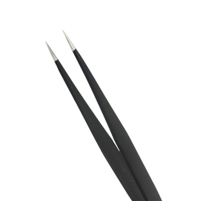 JIAFA JF - 603 Straight Tip Tweezers, JF - 603 Black - ORIWHIZ