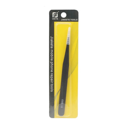 JIAFA JF - 603 Straight Tip Tweezers, JF - 603 Black - ORIWHIZ