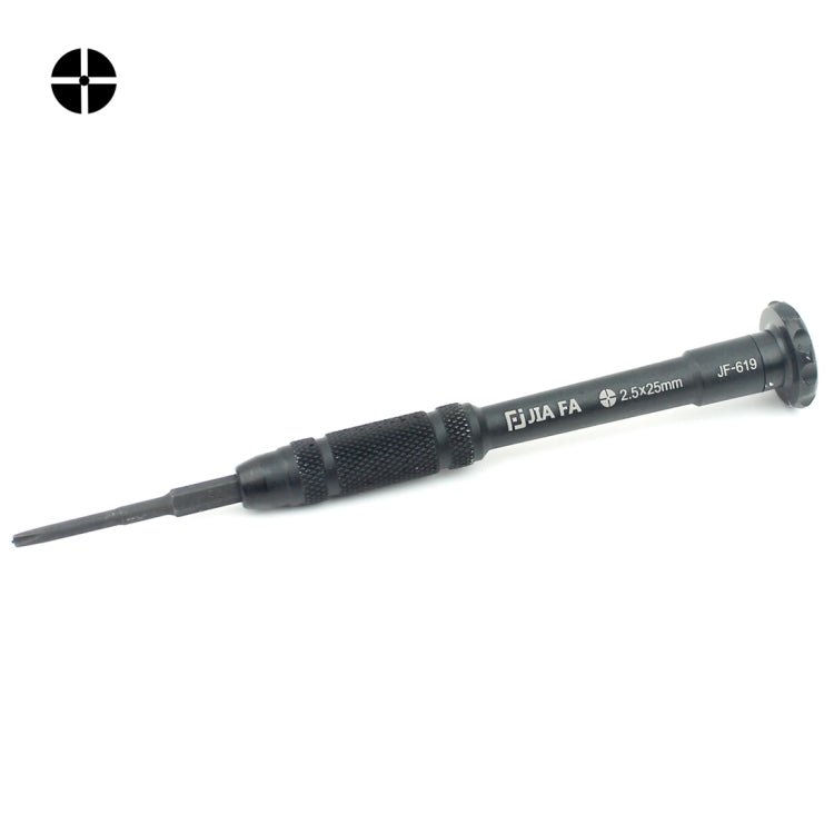 JIAFA JF - 619 - 2.5 Hollow Cross Tip 2.5 x 30mm Repair Middle Bezel Screwdriver for iPhone, 2.5 Hollow Cross - ORIWHIZ