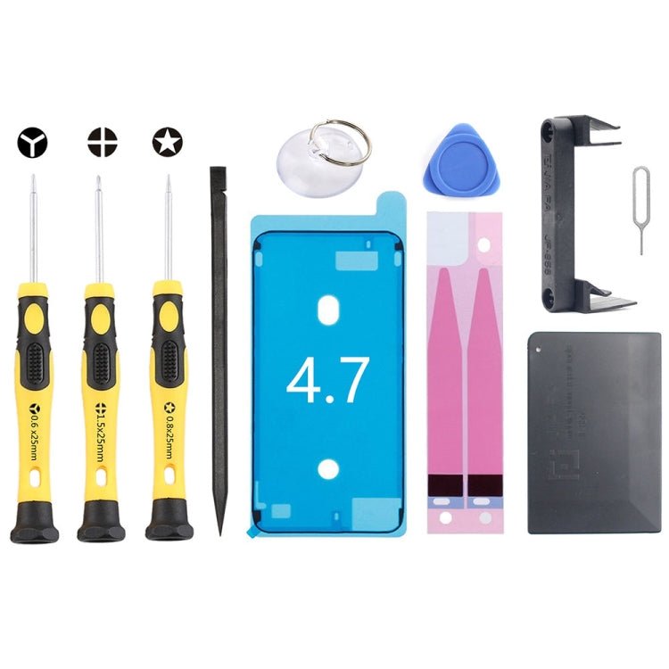 JIAFA JF - 8158 11 in 1 Battery Repair Tool Set for iPhone 7, Fo 7 - ORIWHIZ