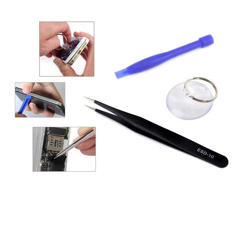 JIAFA JF - 8165 6 in 1 Battery Repair Tool Set for iPhone SE & 5s & 5c & 5, JF - 8165 - ORIWHIZ