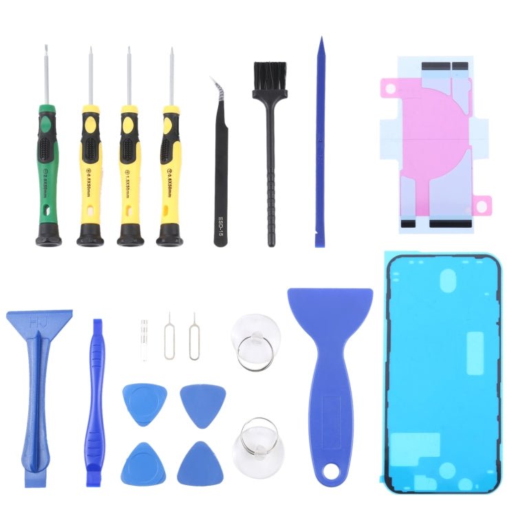 JIAFA JF - 8182 21 in 1 Battery Adhesive + LCD Frame Waterproof Adhesive + Repair Tool Set, For iPhone 11, For iPhone 11 Pro, For iPhone 11 Pro Max, For iPhone 12, For iPhone 12 mini, For iPhone 12 Pro, For iPhone 12 Pro Max, For iPhone 13 - ORIWHIZ