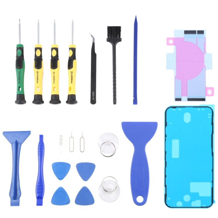 JIAFA JF - 8182 21 in 1 Battery Adhesive + LCD Frame Waterproof Adhesive + Repair Tool Set, For iPhone 11, For iPhone 11 Pro, For iPhone 11 Pro Max, For iPhone 12, For iPhone 12 mini, For iPhone 12 Pro, For iPhone 12 Pro Max, For iPhone 13 - ORIWHIZ