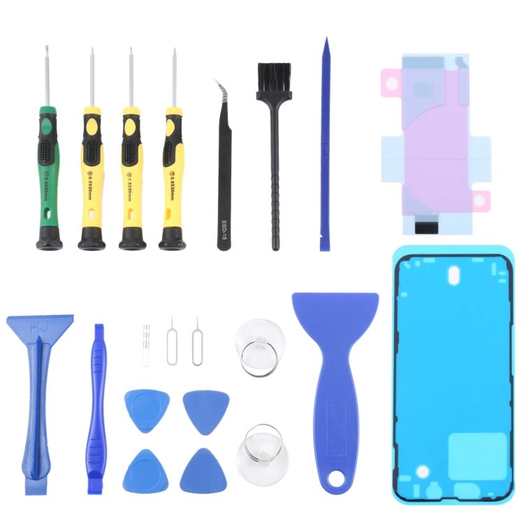 JIAFA JF - 8182 21 in 1 Battery Adhesive + LCD Frame Waterproof Adhesive + Repair Tool Set, For iPhone 11, For iPhone 11 Pro, For iPhone 11 Pro Max, For iPhone 12, For iPhone 12 mini, For iPhone 12 Pro, For iPhone 12 Pro Max, For iPhone 13 - ORIWHIZ