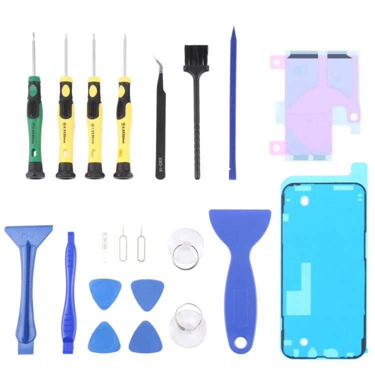 JIAFA JF - 8182 21 in 1 Battery Adhesive + LCD Frame Waterproof Adhesive + Repair Tool Set, For iPhone 11, For iPhone 11 Pro, For iPhone 11 Pro Max, For iPhone 12, For iPhone 12 mini, For iPhone 12 Pro, For iPhone 12 Pro Max, For iPhone 13 - ORIWHIZ