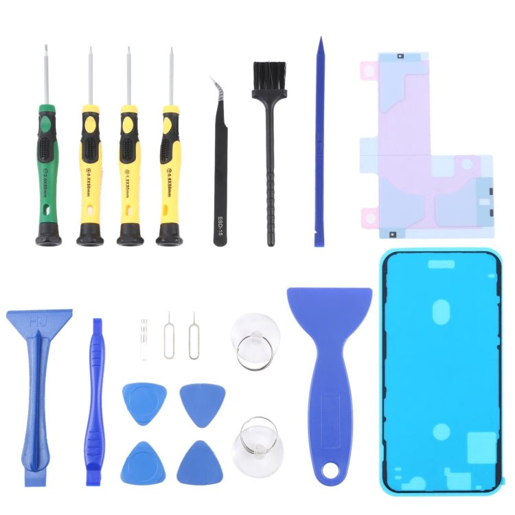 JIAFA JF - 8182 21 in 1 Battery Adhesive + LCD Frame Waterproof Adhesive + Repair Tool Set, For iPhone 11, For iPhone 11 Pro, For iPhone 11 Pro Max, For iPhone 12, For iPhone 12 mini, For iPhone 12 Pro, For iPhone 12 Pro Max, For iPhone 13 - ORIWHIZ