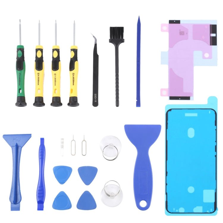 JIAFA JF - 8182 21 in 1 Battery Adhesive + LCD Frame Waterproof Adhesive + Repair Tool Set, For iPhone 11, For iPhone 11 Pro, For iPhone 11 Pro Max, For iPhone 12, For iPhone 12 mini, For iPhone 12 Pro, For iPhone 12 Pro Max, For iPhone 13 - ORIWHIZ
