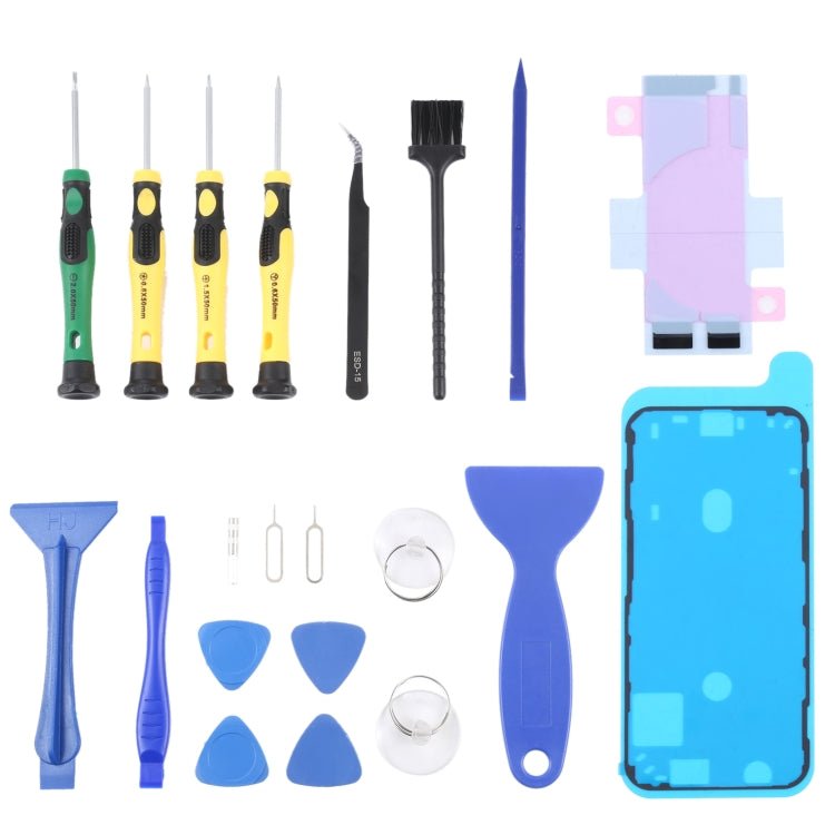 JIAFA JF - 8182 21 in 1 Battery Adhesive + LCD Frame Waterproof Adhesive + Repair Tool Set, For iPhone 11, For iPhone 11 Pro, For iPhone 11 Pro Max, For iPhone 12, For iPhone 12 mini, For iPhone 12 Pro, For iPhone 12 Pro Max, For iPhone 13 - ORIWHIZ