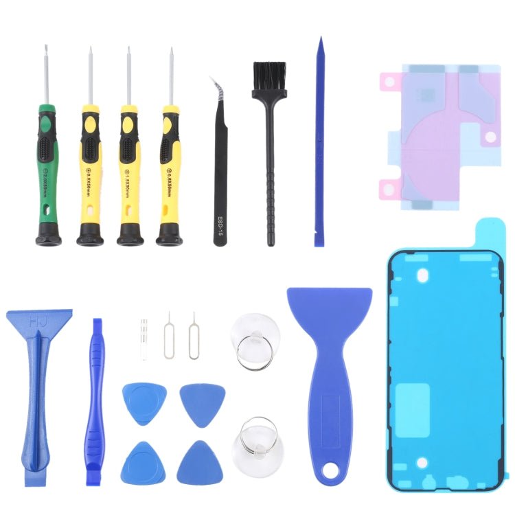 JIAFA JF - 8182 21 in 1 Battery Adhesive + LCD Frame Waterproof Adhesive + Repair Tool Set, For iPhone 11, For iPhone 11 Pro, For iPhone 11 Pro Max, For iPhone 12, For iPhone 12 mini, For iPhone 12 Pro, For iPhone 12 Pro Max, For iPhone 13 - ORIWHIZ