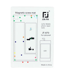 JIAFA Magnetic Screws Mat for iPhone 4 , For 4 - ORIWHIZ