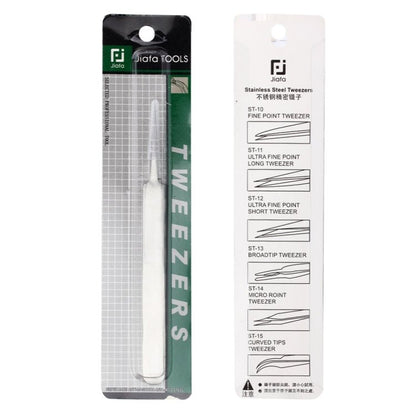 JIAFA ST - 14 High - Hardness Anti - Magnetic Anti - Acid Steel Tweezers, ST - 14 - ORIWHIZ