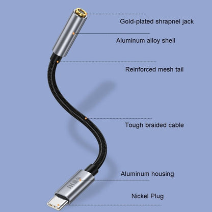 JINGHUA Type - C To 3.5mm Audio Adapter Cable Type - C Headphone Adapter Cable, Analog Model, Digital Model - ORIWHIZ
