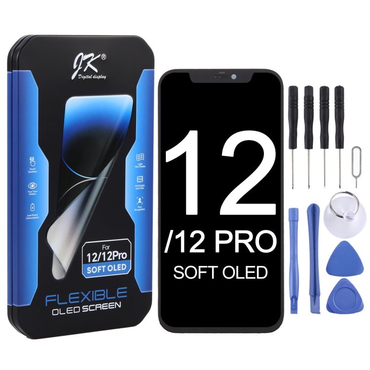 JK Soft OLED LCD Screen For iPhone 12 / 12 Pro, For iPhone 12 / 12 Pro (JK Soft OLED) - ORIWHIZ