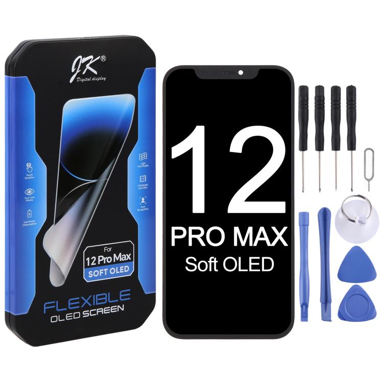 JK Soft OLED LCD Screen For iPhone 12 Pro Max, For iPhone 12 Pro Max - ORIWHIZApple PartsiPhone 12 Pro Max PartsJK
