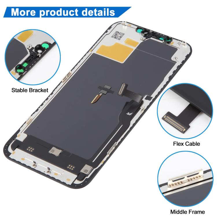 JK Soft OLED LCD Screen For iPhone 12 Pro Max, For iPhone 12 Pro Max - ORIWHIZApple PartsiPhone 12 Pro Max PartsJK