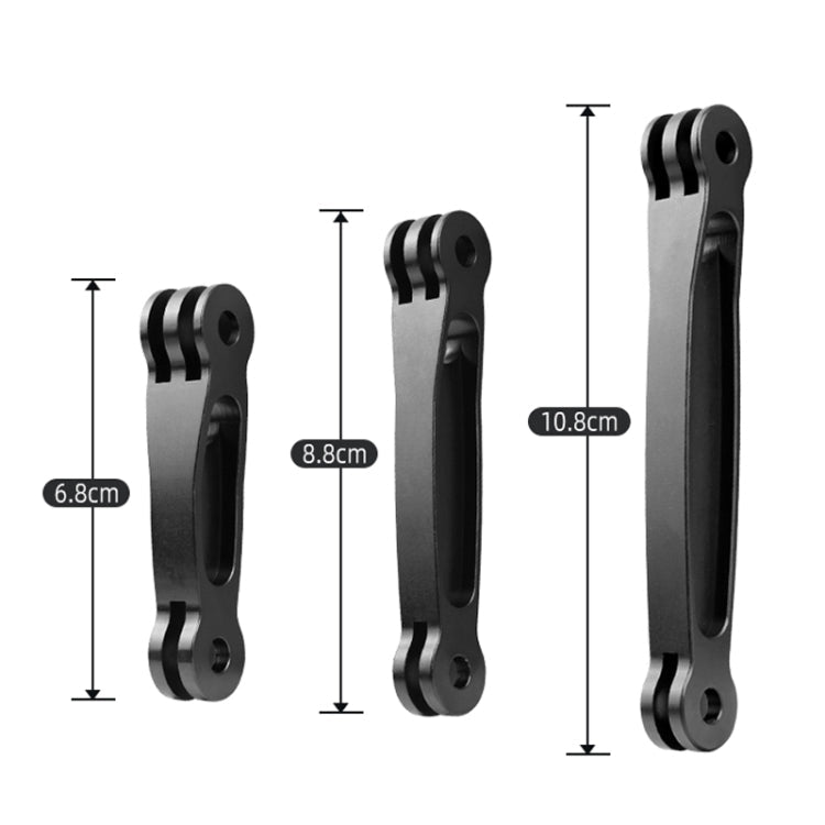 Joint Aluminum Extension Arm Grip Extenter for GoPro, Insta360, DJI and Other Action Cameras, Length: 10.8cm, 10.8cm - ORIWHIZDJI & Insta360 AccessoriesOthersUniversal Grip Tripod