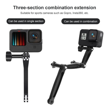 Joint Aluminum Extension Arm Grip Extenter for GoPro, Insta360, DJI and Other Action Cameras, Length: 6.8cm, 6.8cm - ORIWHIZDJI & Insta360 AccessoriesOthersUniversal Grip Tripod