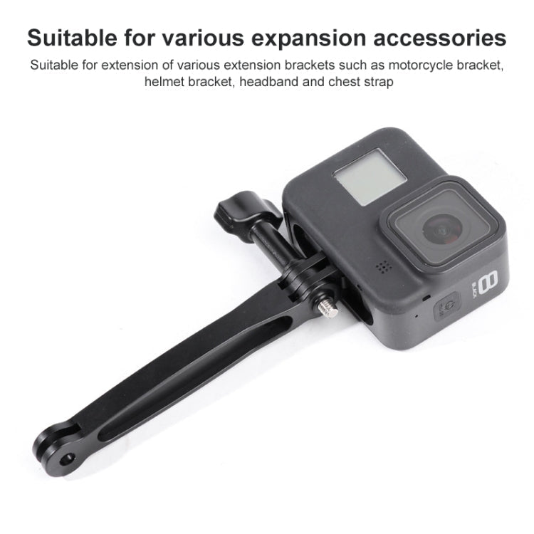 Joint Aluminum Extension Arm Grip Extenter for GoPro, Insta360, DJI and Other Action Cameras, Length: 6.8cm, 6.8cm - ORIWHIZDJI & Insta360 AccessoriesOthersUniversal Grip Tripod