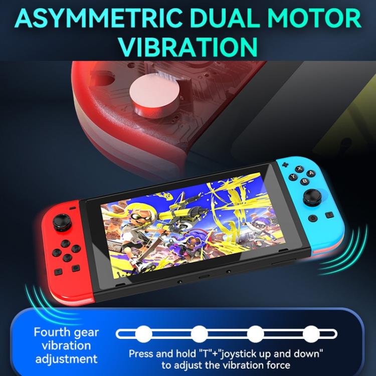 JOY - 02 Gaming Left And Right Handle With RGB Lights Body Feel Bluetooth Gamepad For Switch / Switch OLED / Switch Pro / Switch Lite / Switch Joycon, Black, Grey - ORIWHIZGame AccessoriesGamepadsNintendo Accessories