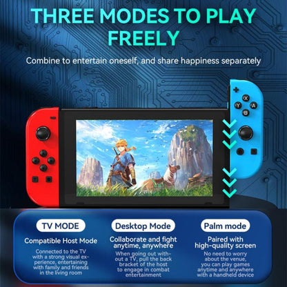 JOY - 02 Gaming Left And Right Handle With RGB Lights Body Feel Bluetooth Gamepad For Switch / Switch OLED / Switch Pro / Switch Lite / Switch Joycon, Black, Grey - ORIWHIZGame AccessoriesGamepadsNintendo Accessories
