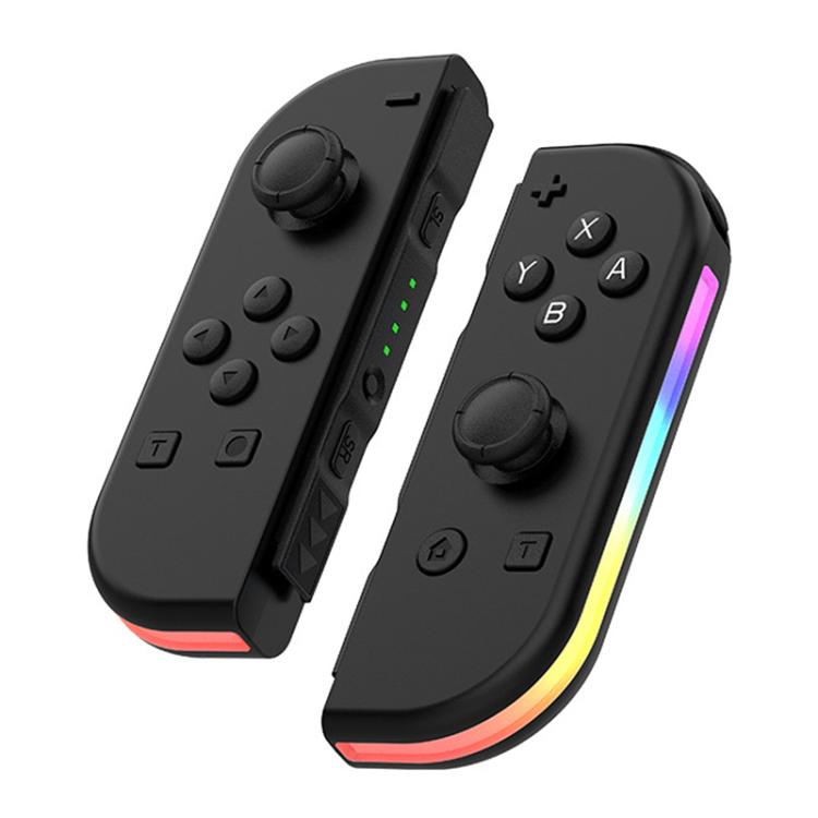 JOY - 02 Gaming Left And Right Handle With RGB Lights Body Feel Bluetooth Gamepad For Switch / Switch OLED / Switch Pro / Switch Lite / Switch Joycon, Black, Grey - ORIWHIZGame AccessoriesGamepadsNintendo Accessories