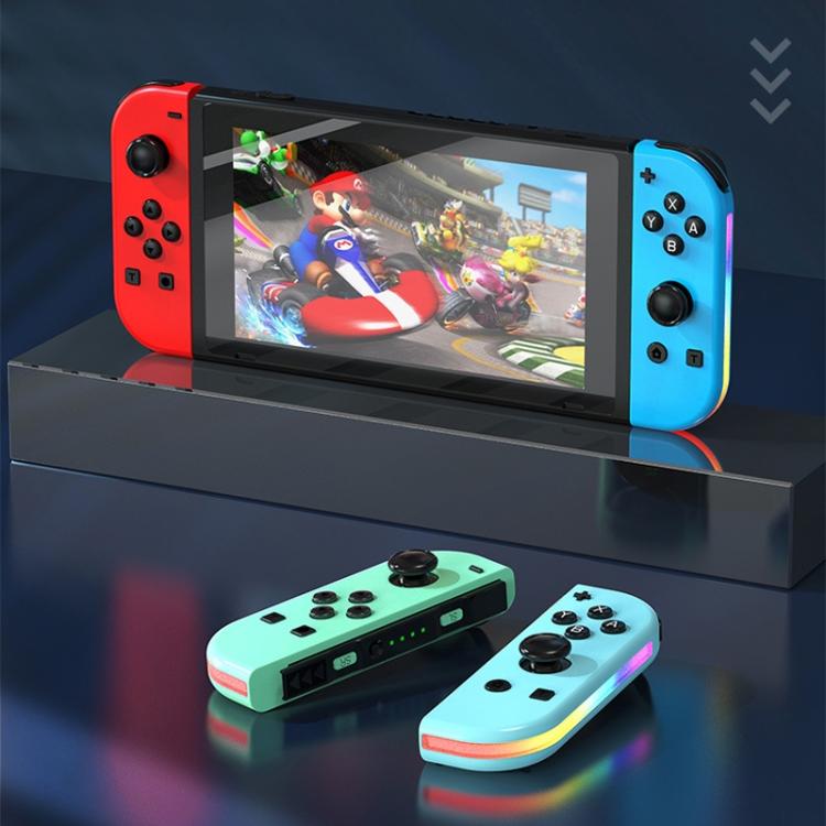 JOY - 02 Gaming Left And Right Handle With RGB Lights Body Feel Bluetooth Gamepad For Switch / Switch OLED / Switch Pro / Switch Lite / Switch Joycon, Black, Grey - ORIWHIZGame AccessoriesGamepadsNintendo Accessories
