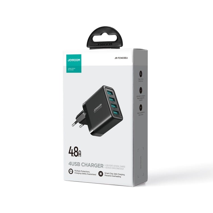 JOYROOM JR - TCN03 4.8A 24W 4 USB Ports Charger, JR - TCN03 - ORIWHIZ