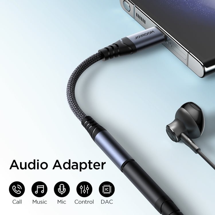 JOYROOM SY - C01 USB - C/Type - C to 3.5mm Audio Adapter Cable, SY - C01 - ORIWHIZ