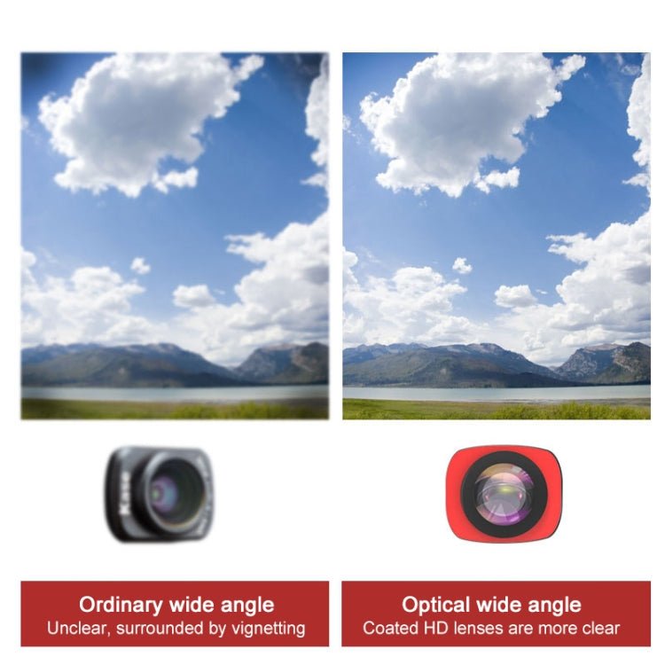JSR 5 in 1 CR Super Wide Angle Lens 12.5X Macro Lens + CPL Lens + Star + ND16 Lens Filter Set for DJI OSMO Pocket, Macro Lens+CPL+ Star+ND16+CR - ORIWHIZDJI & Insta360 AccessoriesJSRLens Accessories