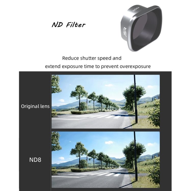 JSR KS ND64 Lens Filter for DJI FPV, Aluminum Alloy Frame, ND64 - ORIWHIZDJI & Insta360 AccessoriesDJI FPV SeriesJSR
