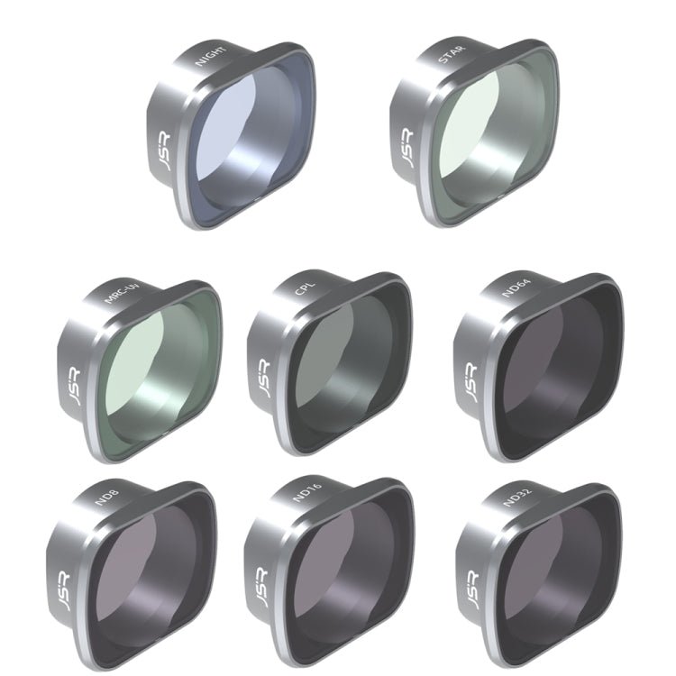 JUNESTAR Drone Filters For DJI FPV COMBO ,Model:, MCUV, CPL, ND4, ND8, ND16, ND32, ND64, ND8PL, ND16PL, ND32PL, ND64PL, Night, Star, CPL+ND8+ND16, ND4+ND8+ND16+ND32, ND8/16/32/64PL, UV+CPL+ND4/8/16/32, UV+CPL+ND8/16/32/64+STAR+Night - ORIWHIZDJI & Insta360 AccessoriesDJI FPV SeriesLens Accessories