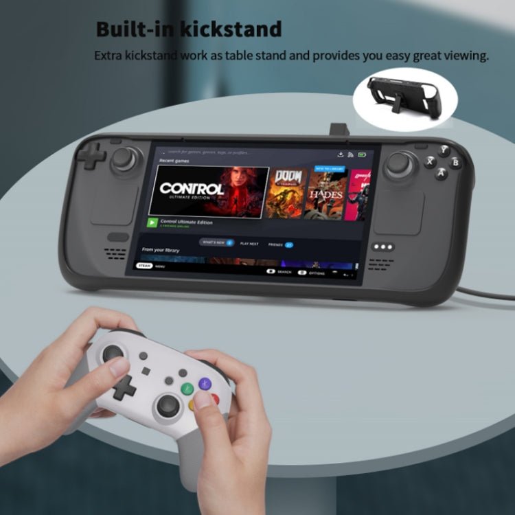 JYS For Steam Deck Handheld TPU Case + Touchpad Button Sticker, TPU Case + Touchpad Button Sticker - ORIWHIZSteam Deck AccessoriesSteam Deck Accessories Cover CaseToys & Hobbies