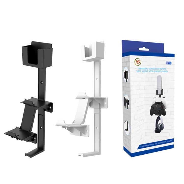 JYS P5125 Earphone / Handle / Remote Control Wall Hook For PS5 / PS4 / Xbox / Switch, White, Black - ORIWHIZJYSSony AccessoriesSony Accessories Holder