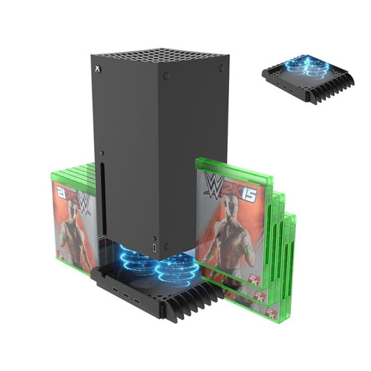 JYS X133 Multi - Function Cooling Base + Game Disc Storage For XBOXSeries X Host, JYS X133 - ORIWHIZJYSMicroSoft AccessoriesMicroSoft Accessories Holder