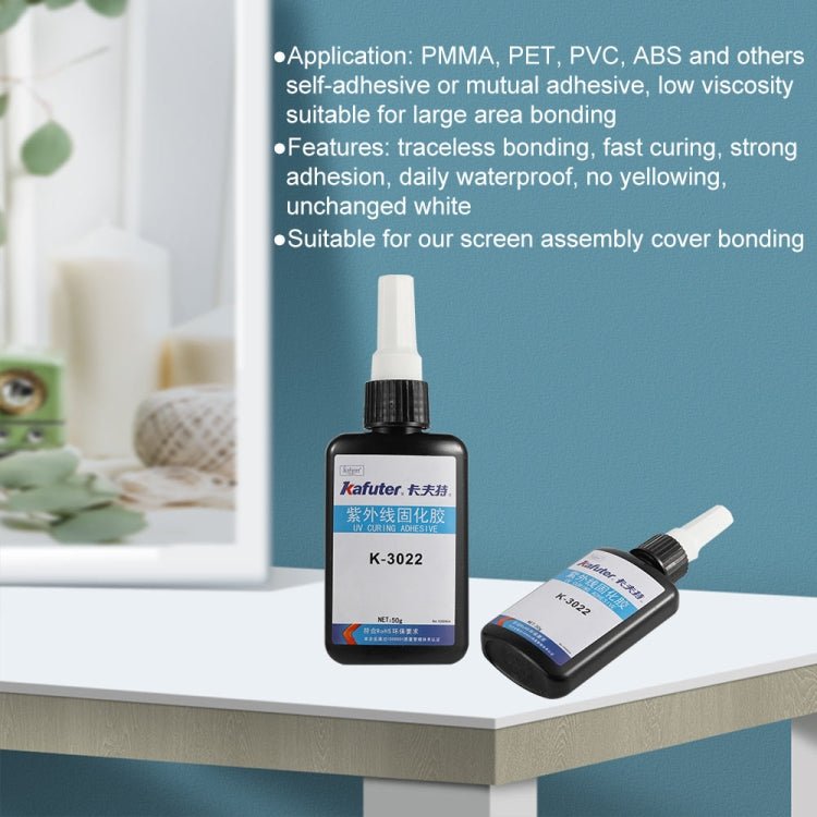 Kafuter K - 3022 UV Light Curing Adhesive, Kafuter K - 3022 - ORIWHIZ